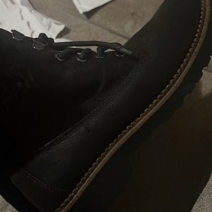 Timberland black boots in good qualities only used once
